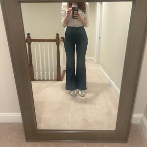 ASKKNY Women's Blue Flared Jeans